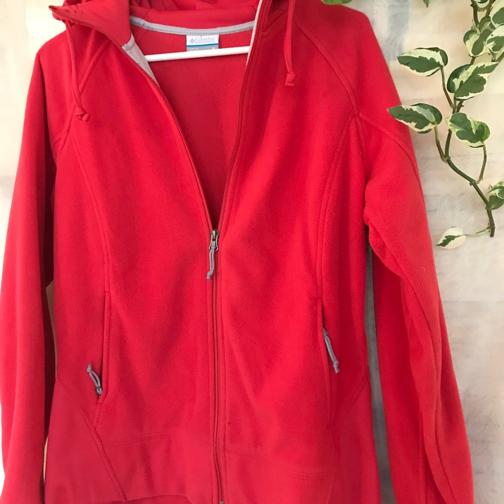 Women's Full Zip Fleece Jacket with Hoodie